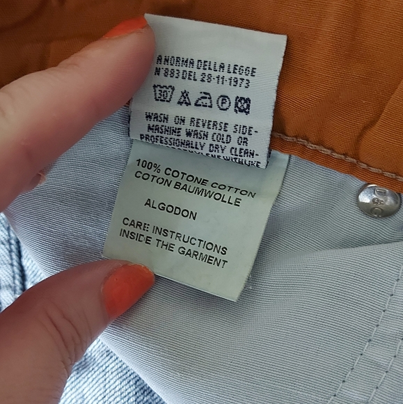 Dolce Gabbana Size 33 Blue Stonewash Distressed Poem Jeans Made In Italy - Picture 9 of 14